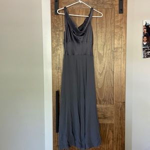 SILK GREY DRESS